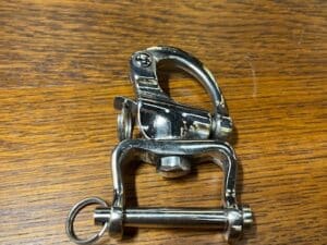 Hurtigudløser - 9 cm, Rustfrit stål